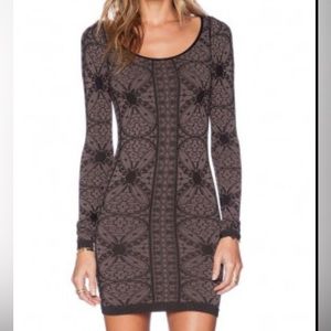 Free People Body-con Long Sleeve Dress